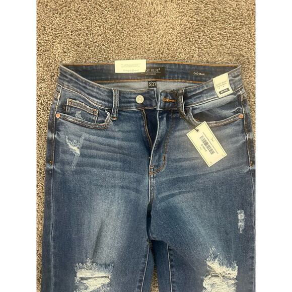 Judy Blue Size 5/27 Dad Jean Mid-Rise - Picture 2 of 7